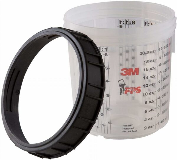 Tazza rigida e Ghiera 3M PPS - immagine 3