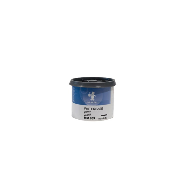 DEBEER WATERBASE MM 959 MICA WHITE FINE 0,5 lt